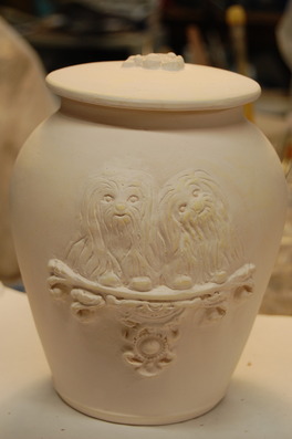 Click for more full size Custom Handmade Ceramic Urn
